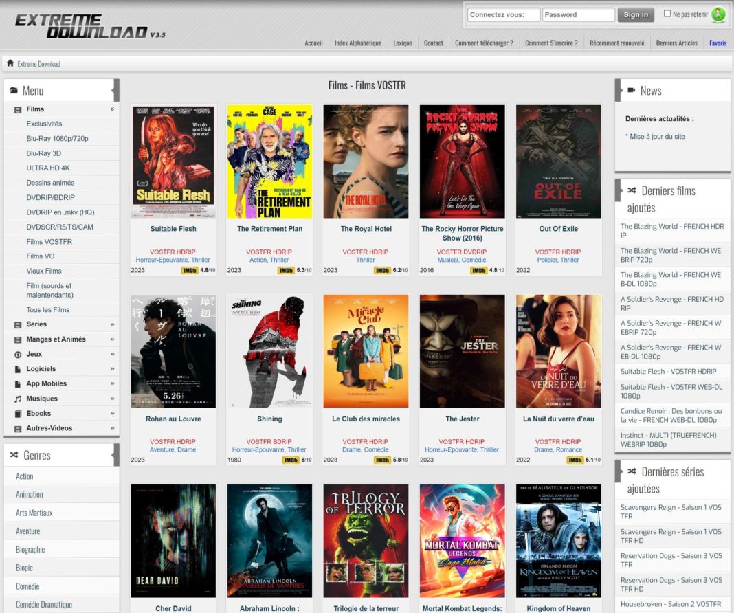 bonne et nouvelle adresse site extreme download 2023