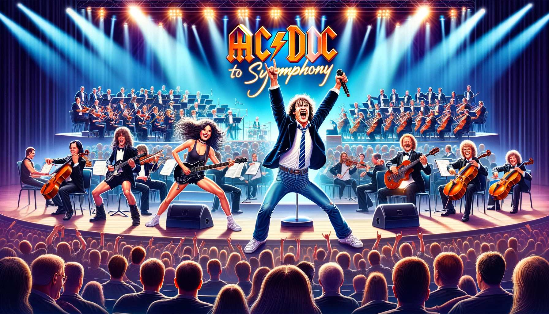 Highway to Symphony vu par dall E IA