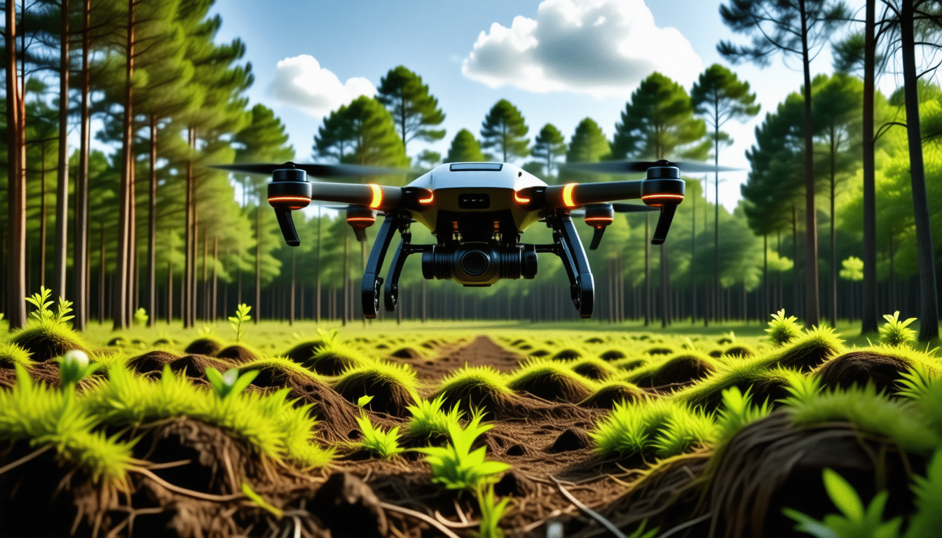 découvrez tartog, une innovation révolutionnaire en reforestation! grâce à des drones semeurs de graines intelligents, révolutionnez la manière dont nous restaurons nos forêts. un système automatisé qui combine technologie et écologie pour un avenir plus vert.