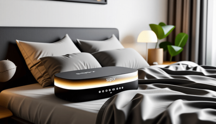 découvrez sopor, le dispositif de sommeil intelligent qui régule la température et diffuse des ondes relaxantes pour vous garantir un repos optimal. profitez d'une expérience de sommeil révolutionnaire et réveillez-vous revitalisé chaque matin.
