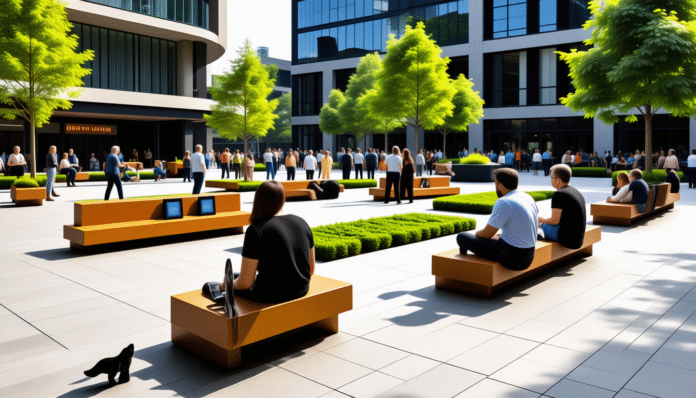 découvrez udrob, le mobilier urbain intelligent conçu pour s'adapter aux besoins des citoyens. alliant innovation et praticité, udrob transforme l'espace public en un environnement interactif et convivial, améliorant ainsi la qualité de vie en ville.