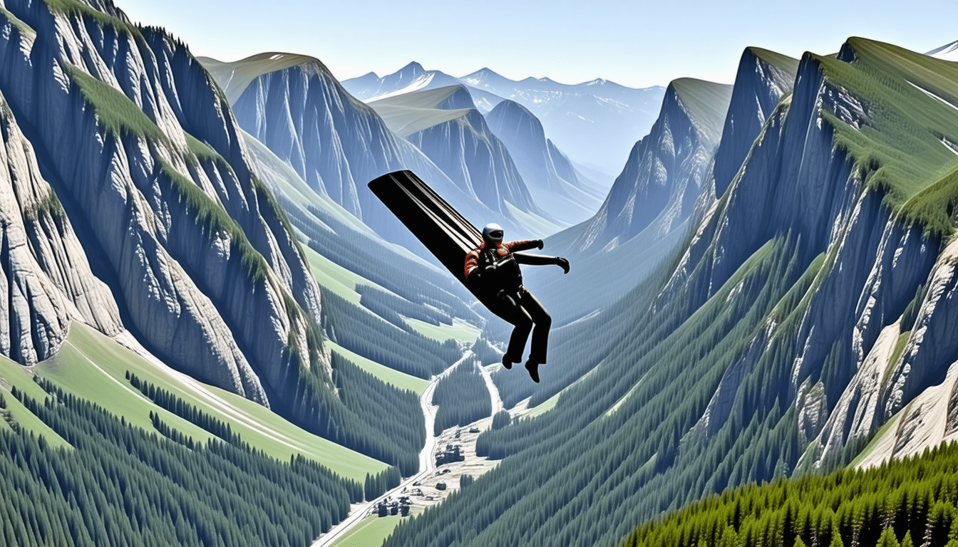 découvrez zibroz, le nouveau sport extrême qui fusionne l'excitation du wingsuit avec le parapente assisté par intelligence artificielle. plongez dans une expérience inédite, où vous pourrez repousser vos limites tout en bénéficiant des technologies de pointe. osez l'aventure et vivez des sensations uniques !
