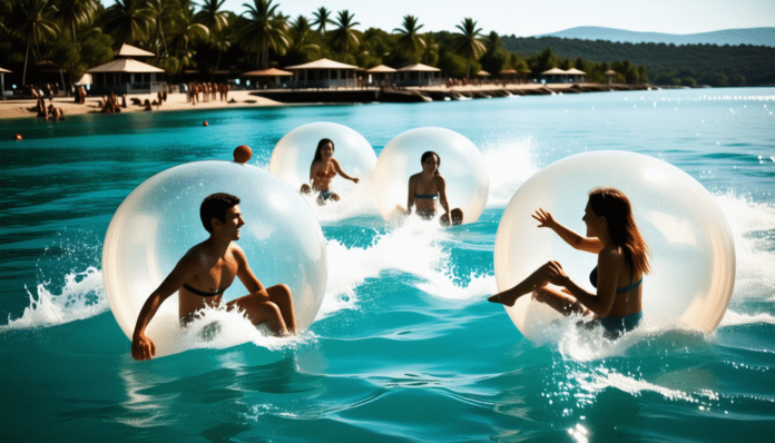 plongez dans l'univers captivant de zorbov, le nouveau sport aquatique qui vous permet de flotter dans des sphères transparentes sur l'eau. une expérience unique à vivre en famille ou entre amis, alliant sensations fortes et plaisir aquatique.