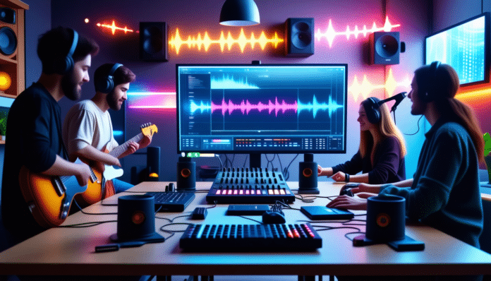 découvrez vinmab, une plateforme révolutionnaire de co-création musicale qui permet aux artistes et à l'intelligence artificielle de collaborer en temps réel. explorez un nouvel univers sonore où créativité humaine et technologie fusionnent pour donner vie à des compositions uniques.