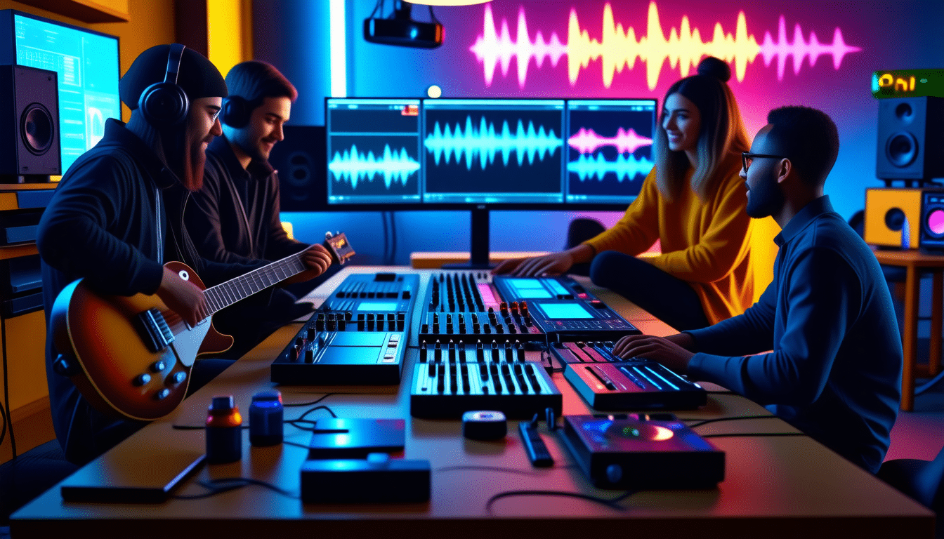 découvrez vinmab, la plateforme révolutionnaire de co-création musicale où artistes et intelligence artificielle unissent leurs talents en temps réel pour créer des morceaux uniques et audacieux.