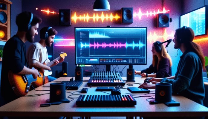 découvrez vinmab, une plateforme révolutionnaire de co-création musicale qui permet aux artistes et à l'intelligence artificielle de collaborer en temps réel. explorez un nouvel univers sonore où créativité humaine et technologie fusionnent pour donner vie à des compositions uniques.