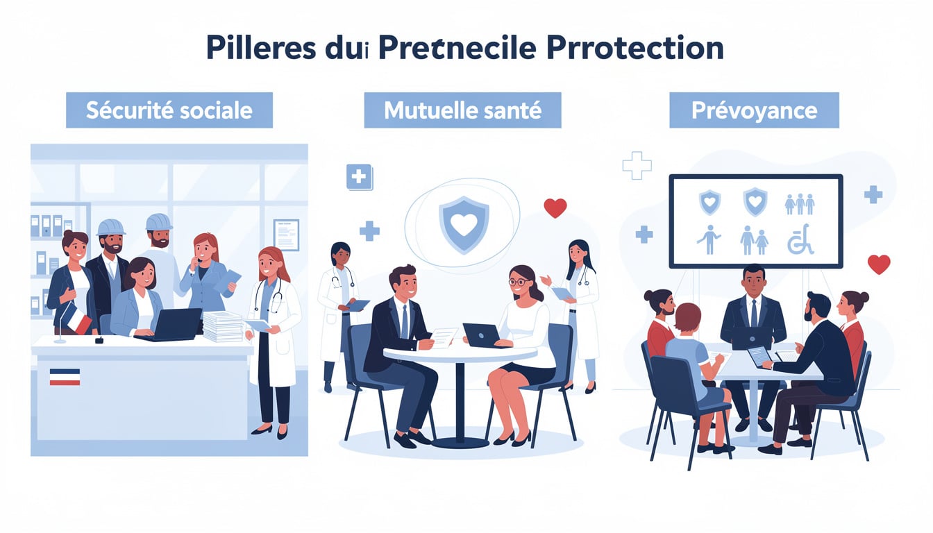 découvrez notre guide complet pour comprendre la différence entre sécurité sociale, mutuelle et prévoyance, et comment choisir la meilleure protection pour vous et votre famille.