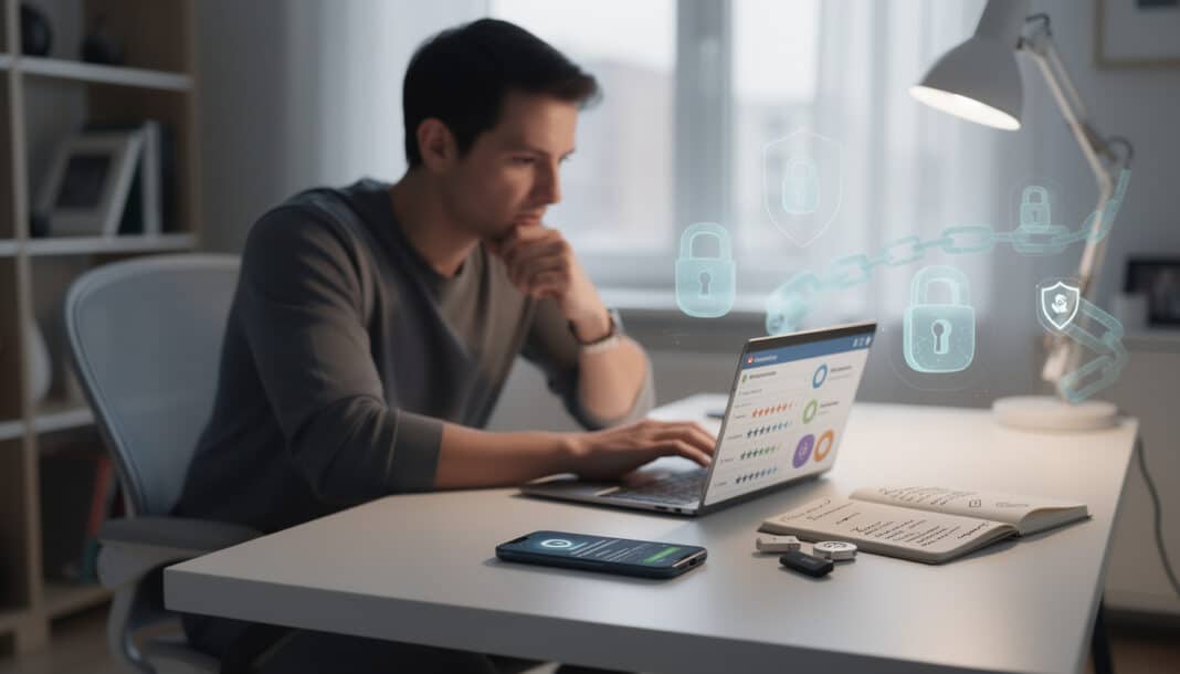 découvrez comment élaborer une stratégie efficace de cybersécurité personnelle pour protéger vos comptes et vos mots de passe contre les cybermenaces.