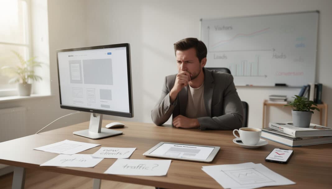 découvrez pourquoi votre site web ne génère aucun client et apprenez les stratégies efficaces pour rectifier la situation en seulement 48 heures.