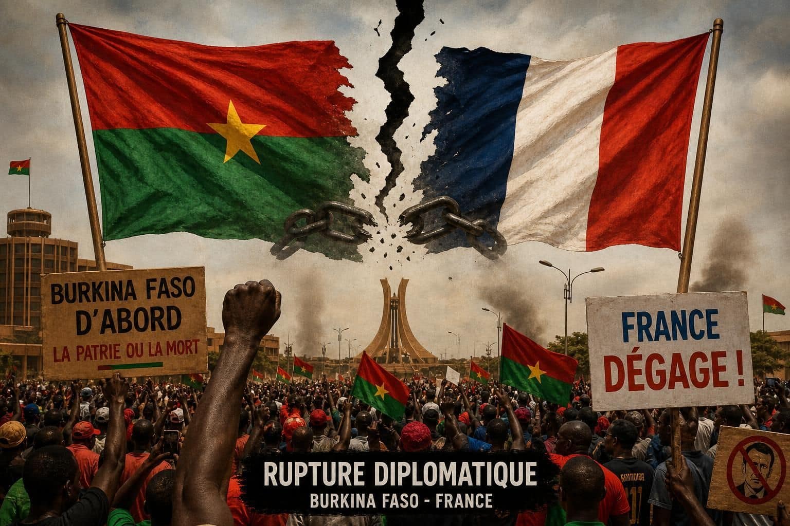 Analyse approfondie de la rupture unilatérale entre le Burkina Faso et la France, explorant les enjeux politiques, économiques et diplomatiques de cette décision majeure.