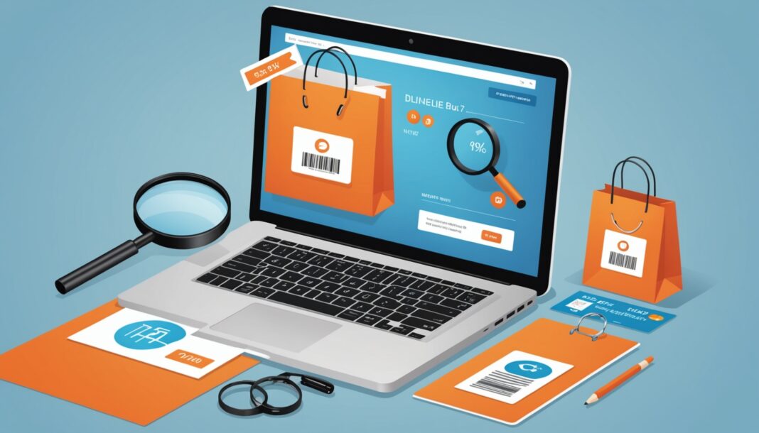 Illustration d'un contrôle de fausses réductions et codes promo sur un site e-commerce