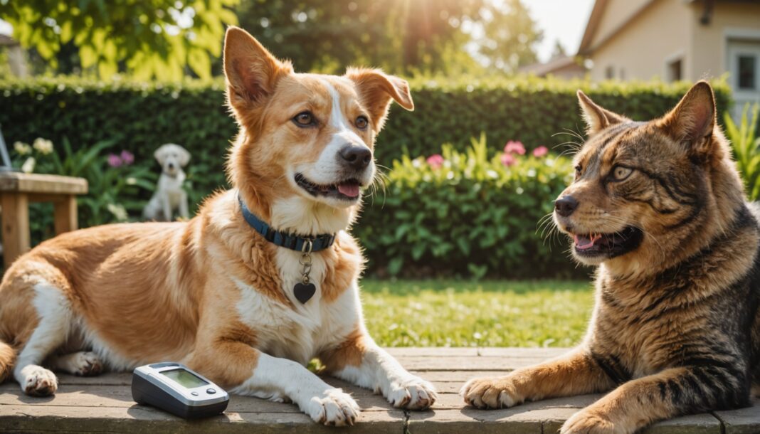 Chien et chat en extérieur, identification par puce électronique chez le vétérinaire