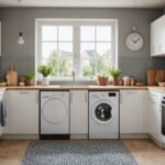 Cuisine avec appareils électroménagers neufs et reconditionnés, économie circulaire
