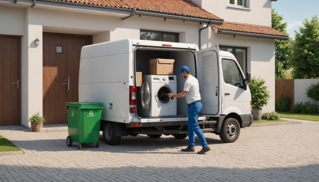 Collecte à domicile d'appareils électroménagers usagés pour le recyclage