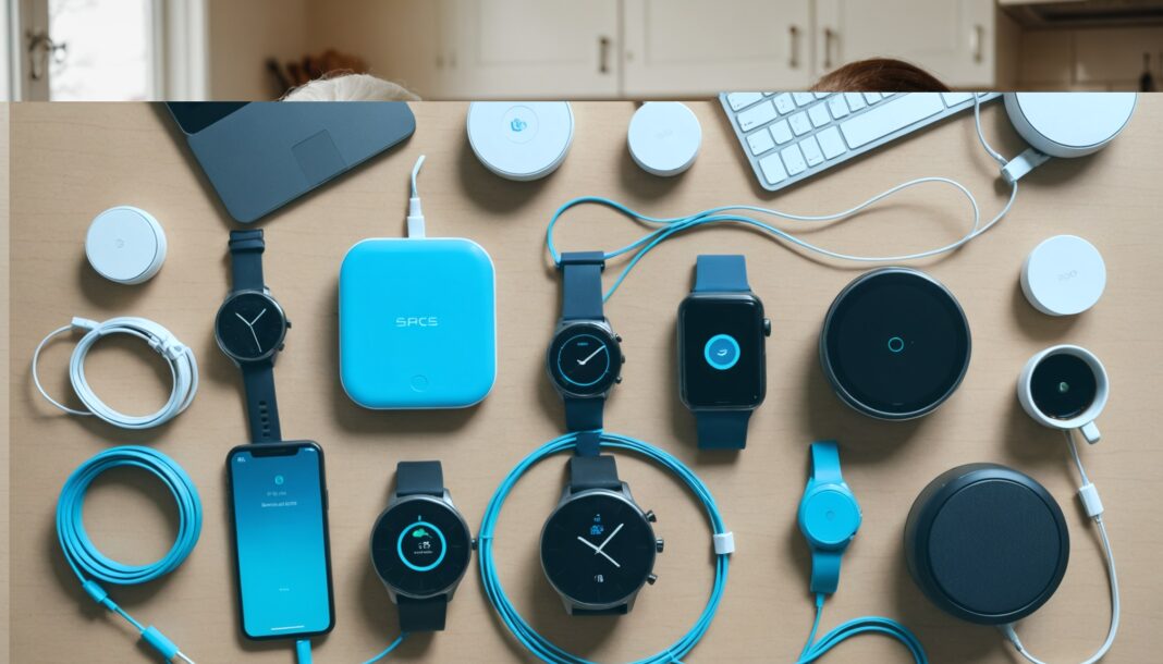 Objets connectés reliés entre eux par un réseau, illustration de la fin de la 2G et du Data Act