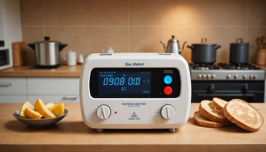 Compteur de gaz et d'électricité dans un foyer français, symbole de la hausse des tarifs de l'énergie